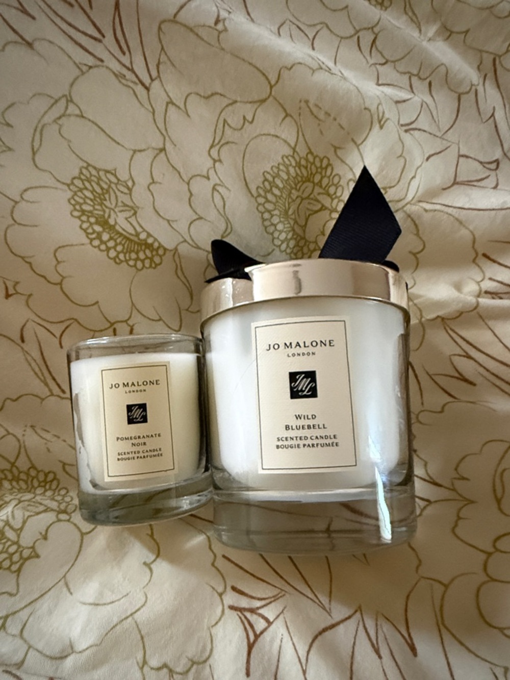 Jo Malone Wild bluebell and pomegranate noir Candle Duo